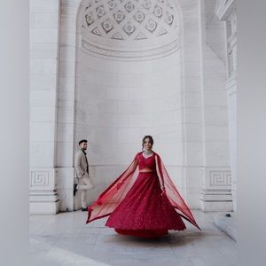 Red Lehenga